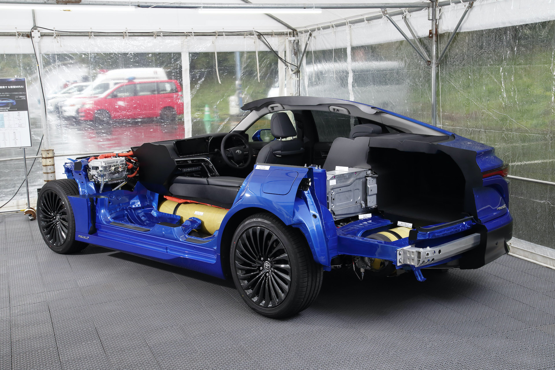 CRS preview the Toyota Mirai fuel cell electric vehicle Moditech