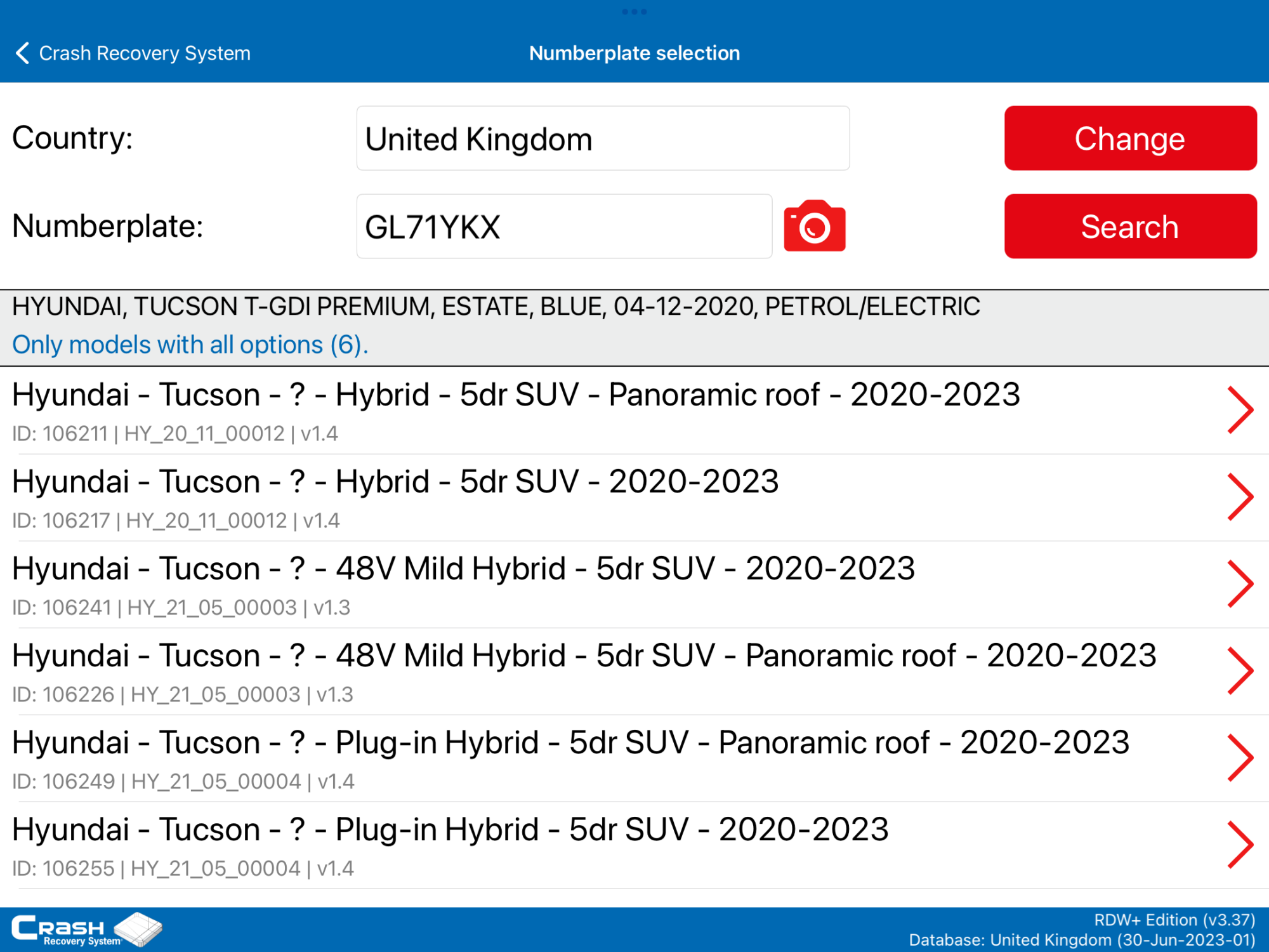 Improved license plate number query with Vehicle Identification Service